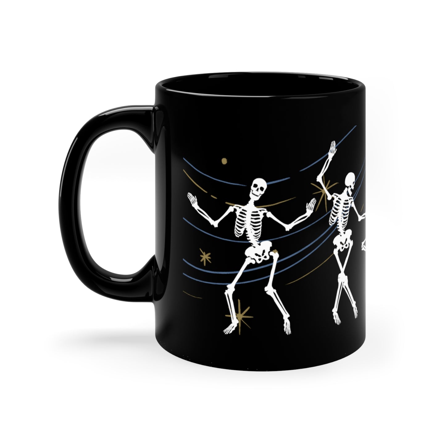 DANCING SKELETONS MUG