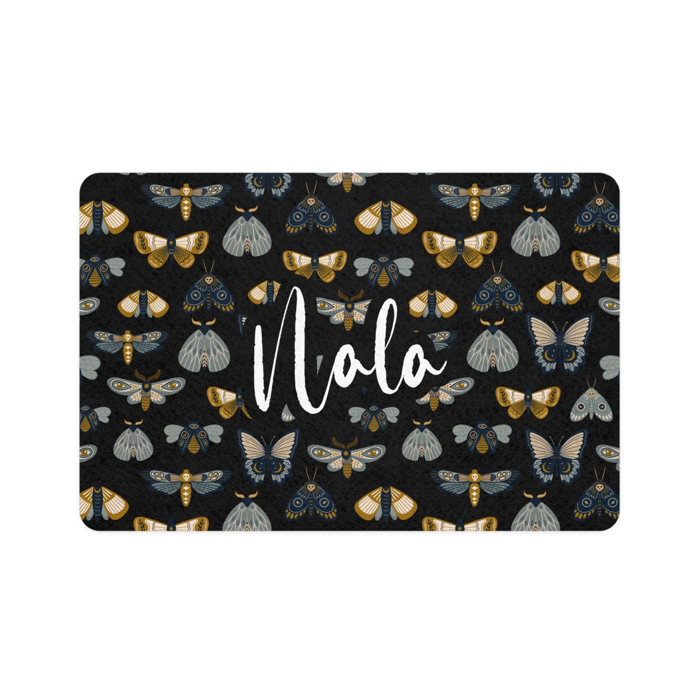 MYSTICAL MOTH PET FOOD MAT