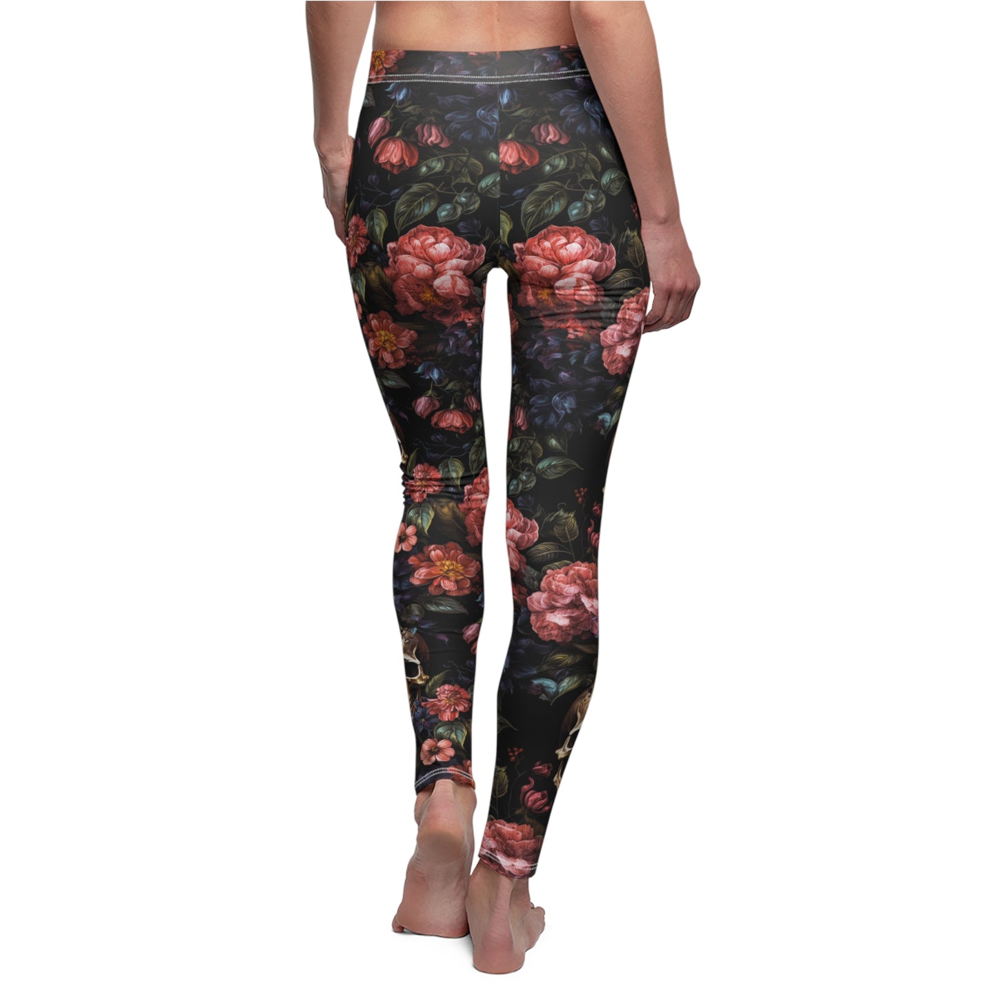 FLORAL SKULL LEGGINGS