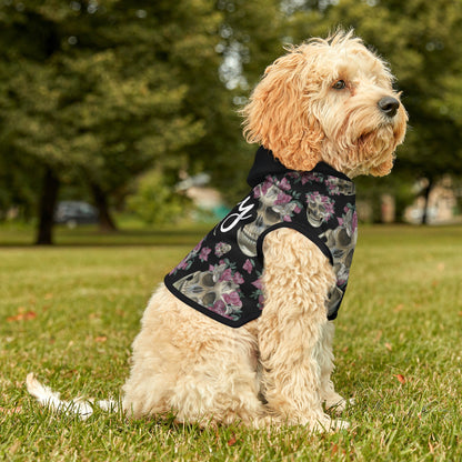 SKULLS PET HOODIE