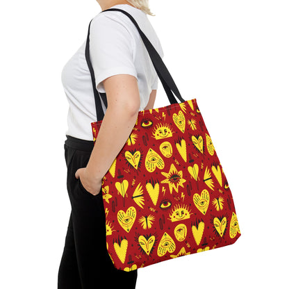 MYSTIC HEARTS TOTE BAG