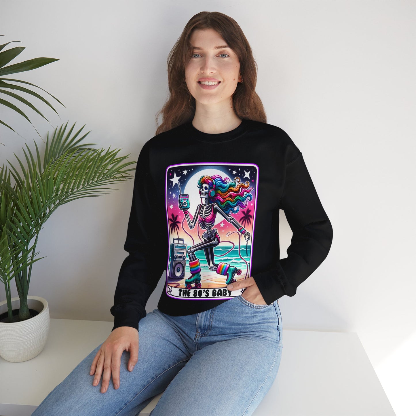 80'S SKELETON SWEATSHIRT