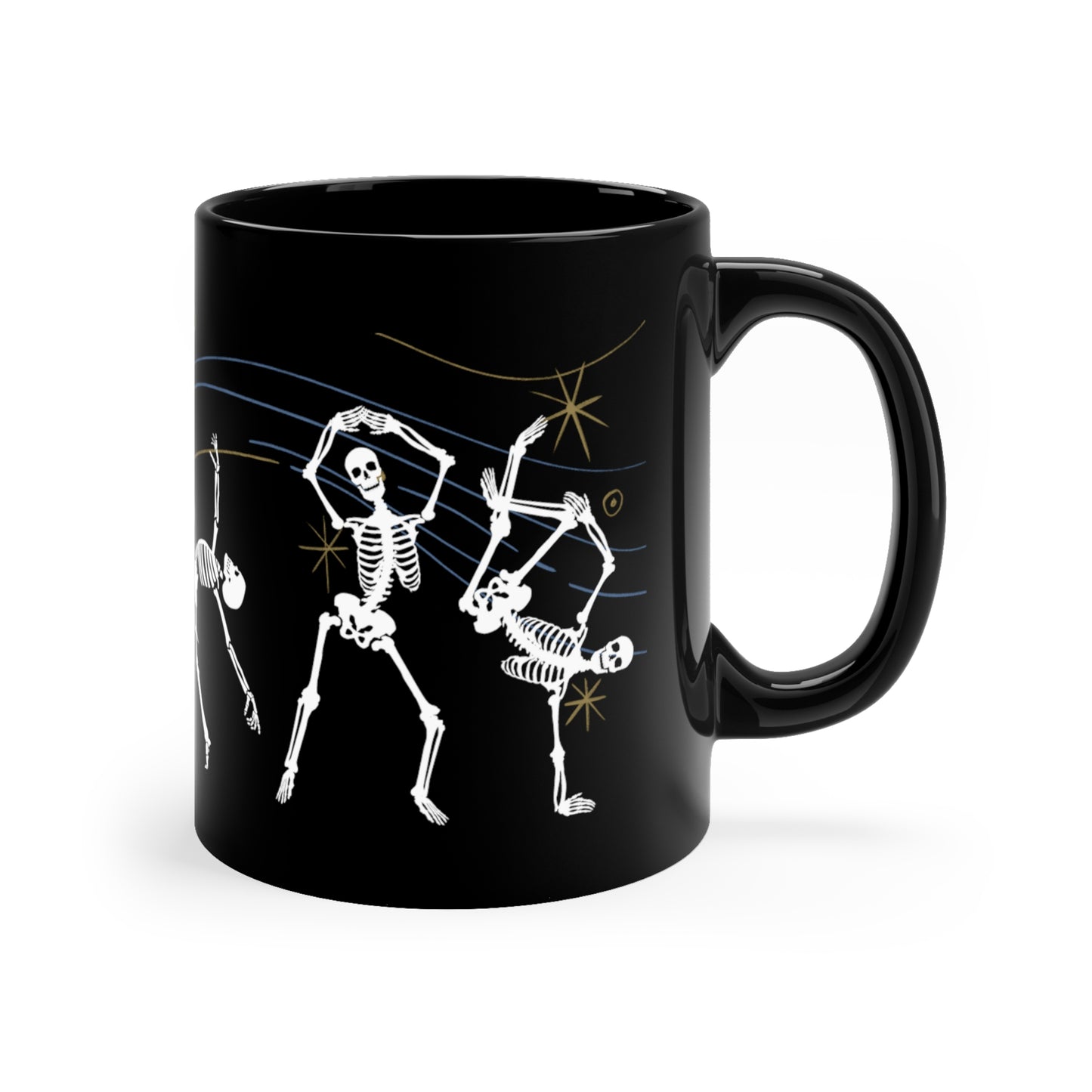 DANCING SKELETONS MUG