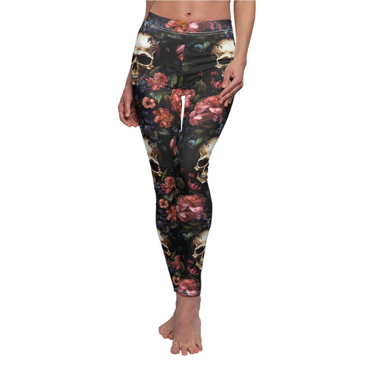 FLORAL SKULL LEGGINGS