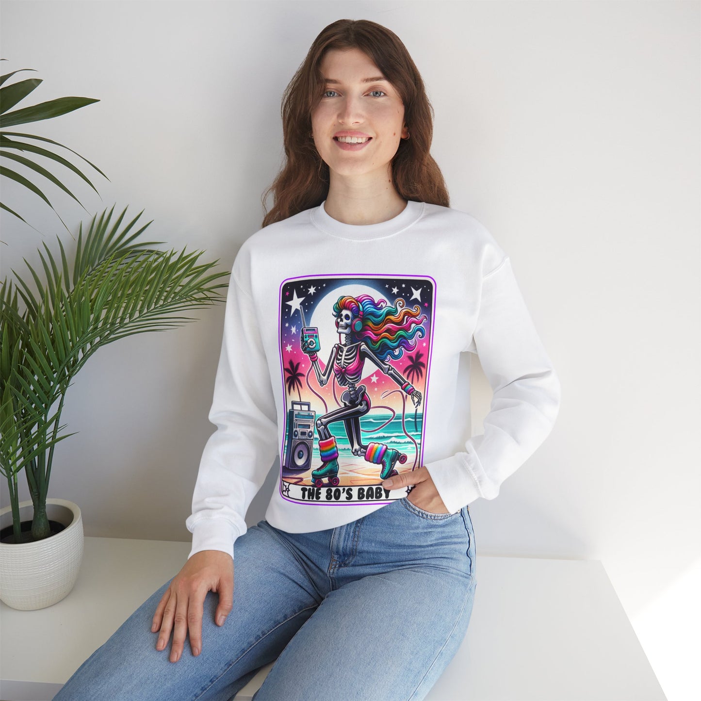 80'S SKELETON SWEATSHIRT