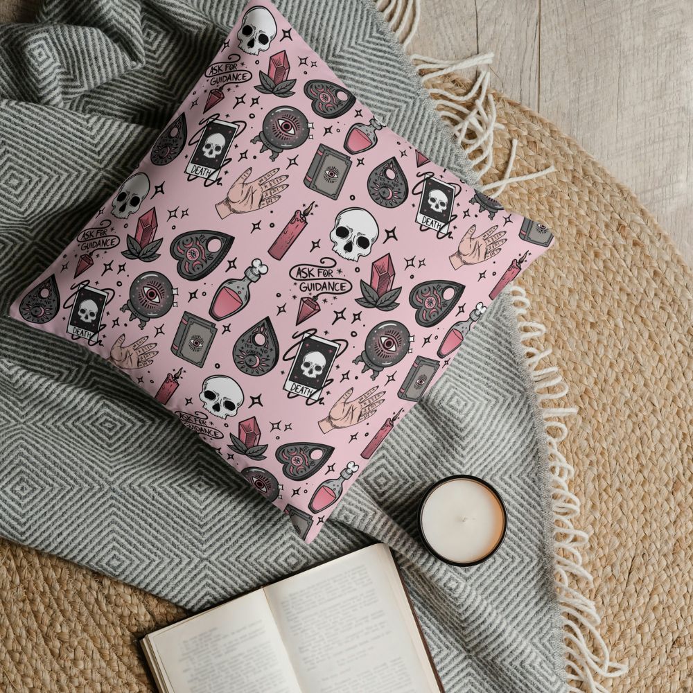 PINK WITCHY PILLOW