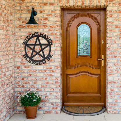 CUSTOM PENTAGRAM METAL SIGN