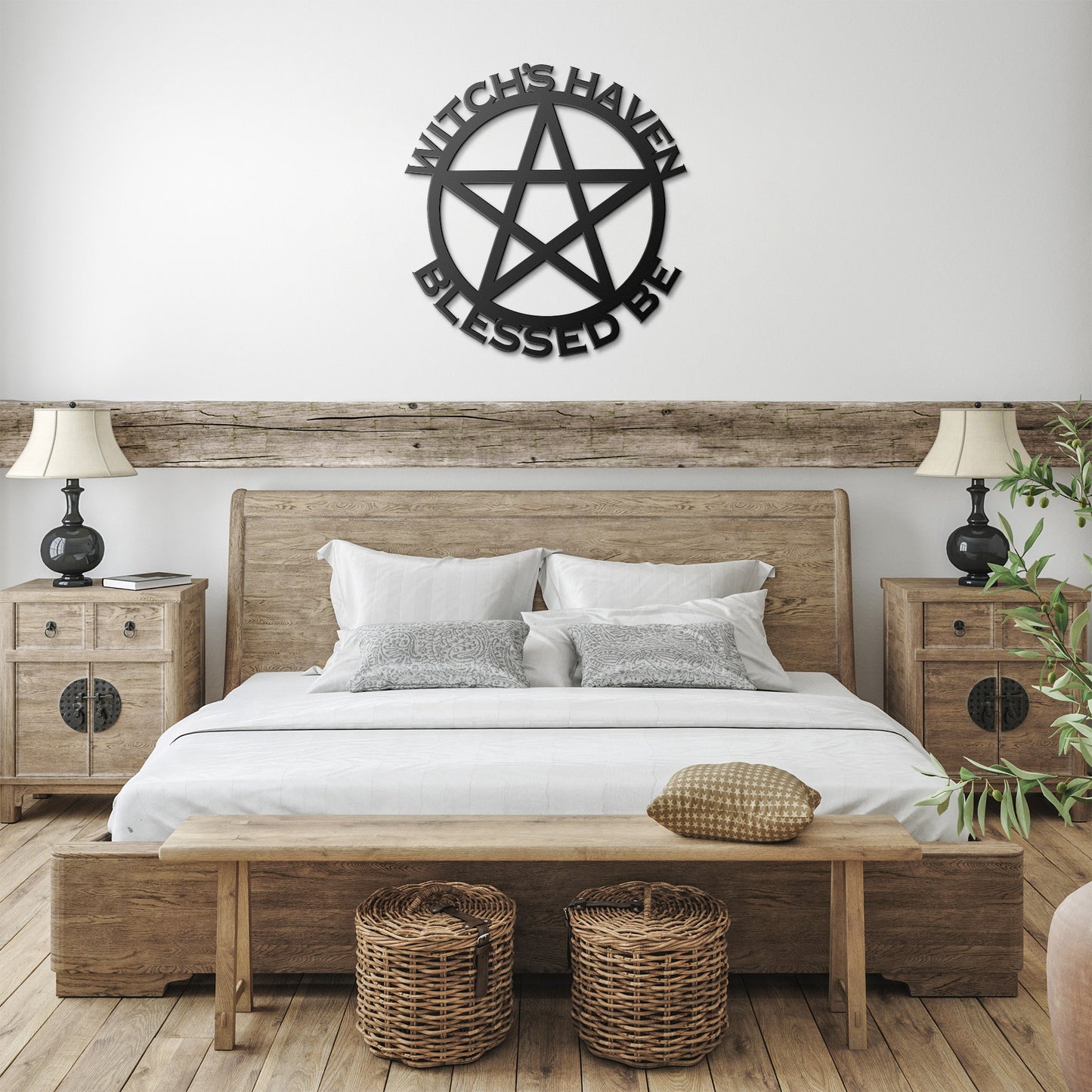 CUSTOM PENTAGRAM METAL SIGN