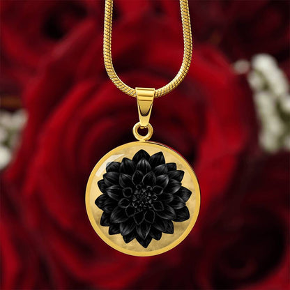 BLACK DAHLIA NECKLACE