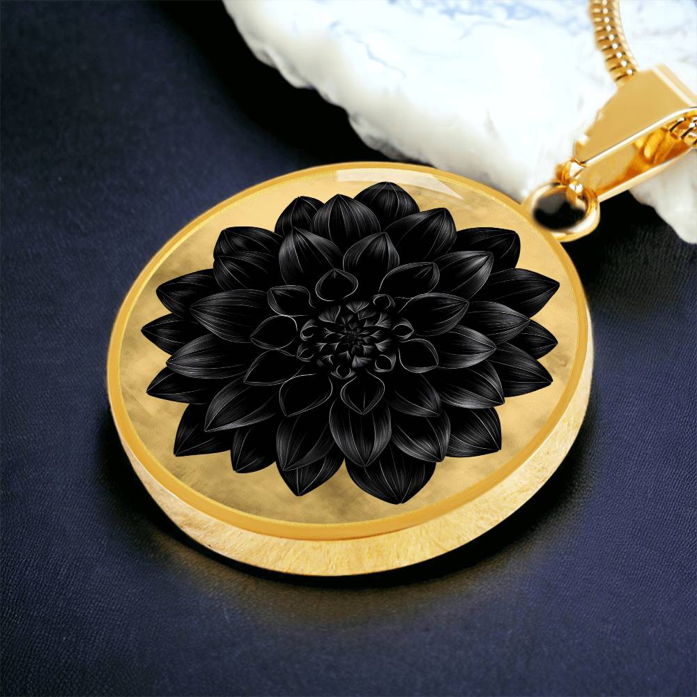 BLACK DAHLIA NECKLACE