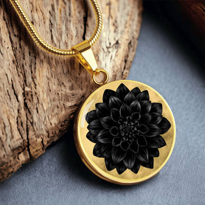 BLACK DAHLIA NECKLACE