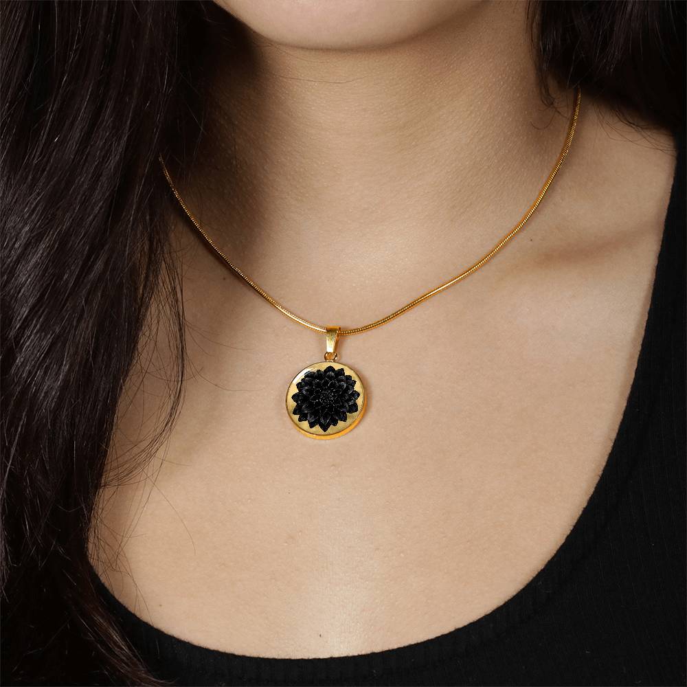 BLACK DAHLIA NECKLACE