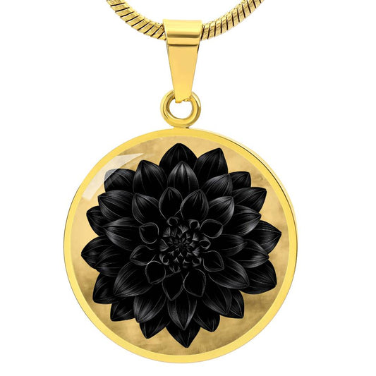 BLACK DAHLIA NECKLACE