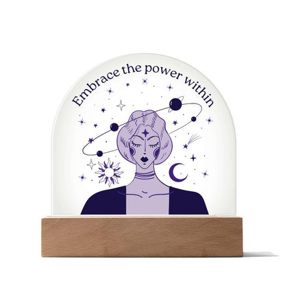 THE POWER WITHIN ACRYLIC PLAQUE