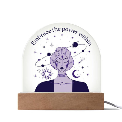 THE POWER WITHIN ACRYLIC PLAQUE