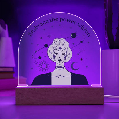 THE POWER WITHIN ACRYLIC PLAQUE