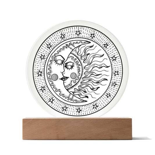 SUN & MOON ACRYLIC PLAQUE